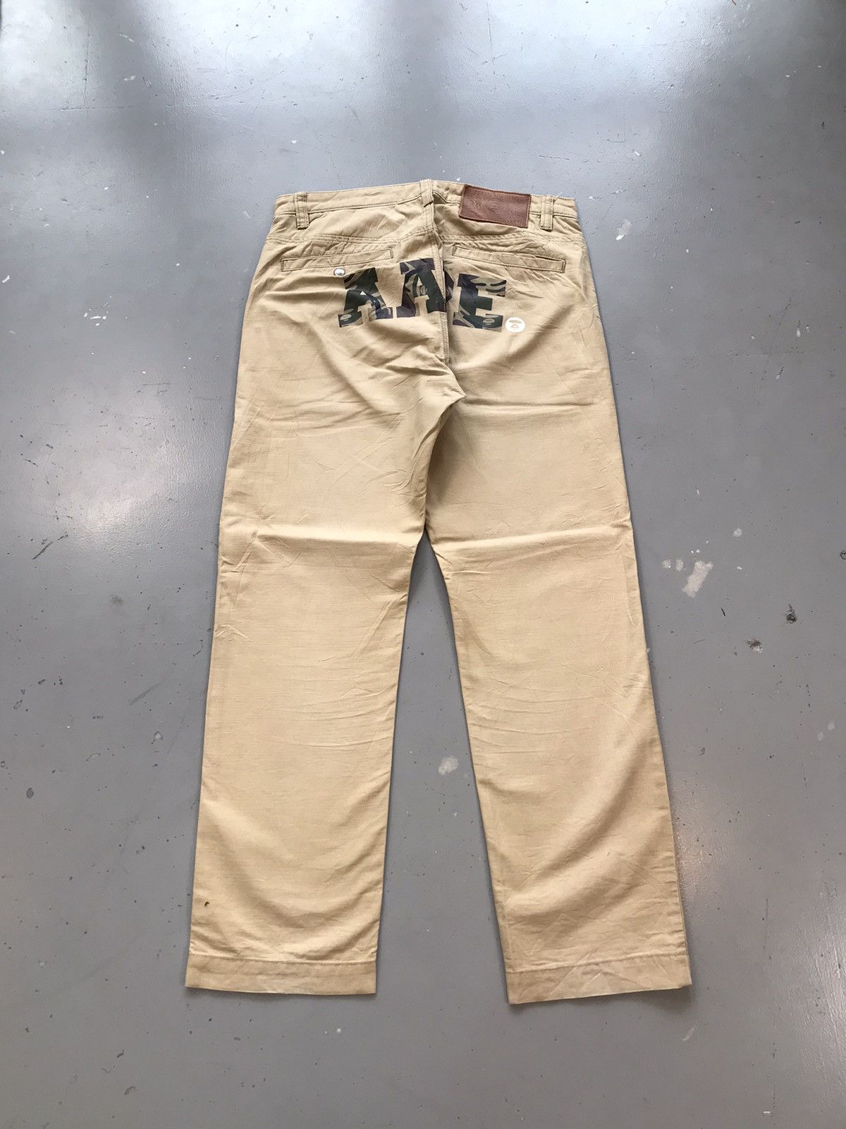 Aape × Vintage Vintage aape army printed straight fit denim Size US 34 / EU 50 - 1 Thumbnail