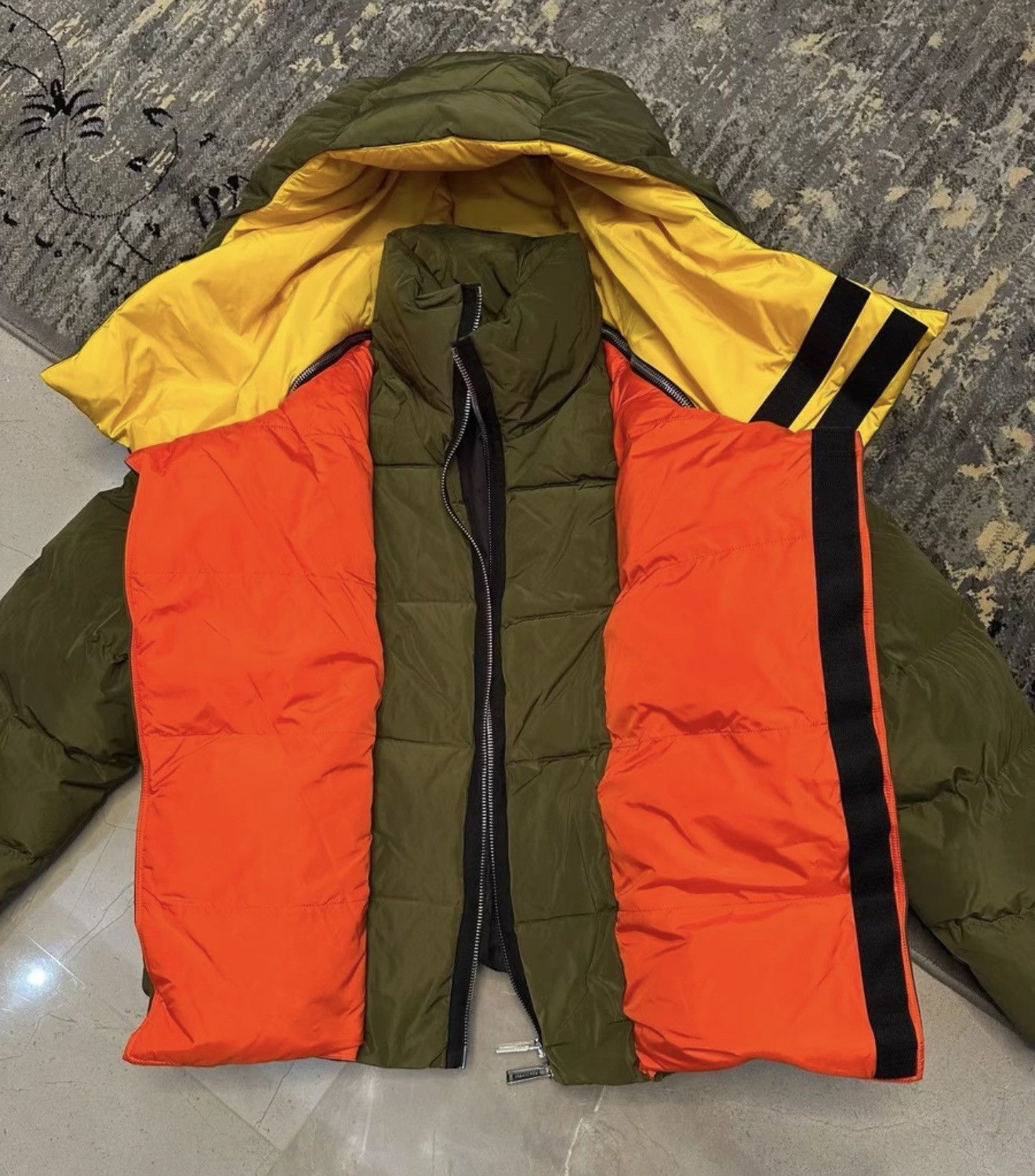 Dsquared2 D2 Men's Heavyweight Down Jacket Size US L / EU 52-54 / 3 - 3 Thumbnail