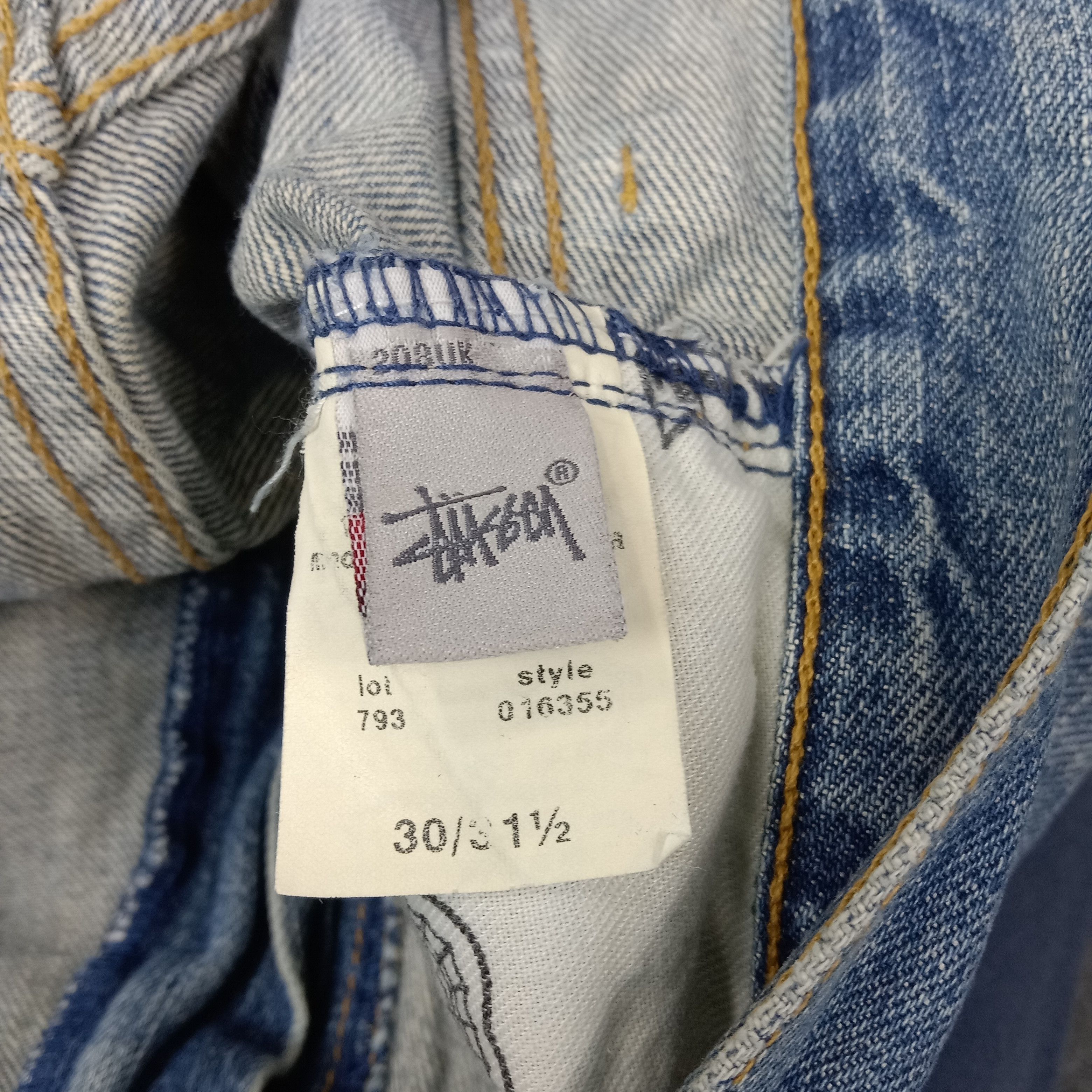 Stussy Stussy American Streetwear Style Denim Jeans C228N9 Size US 30 / EU 46 - 13 Thumbnail