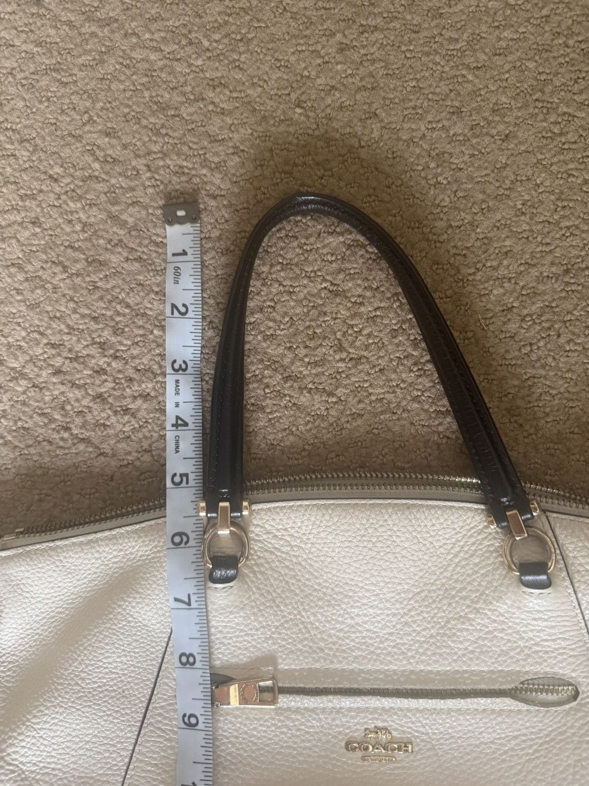 Coach Coach Leather Tote Bag Size ONE SIZE - 7 Thumbnail