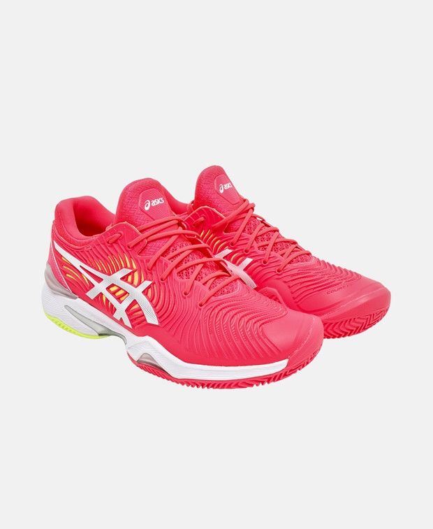 Asics Court Ff 2 Clay Running Shoes in Red, Women's (Size 11.5)