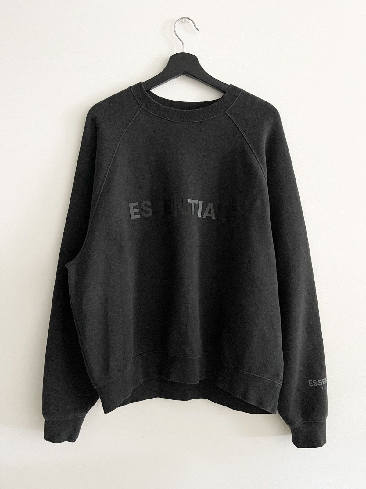 Fear of God STEAL Fear of God Essentials 3D Silicon Applique Crewneck Grailed