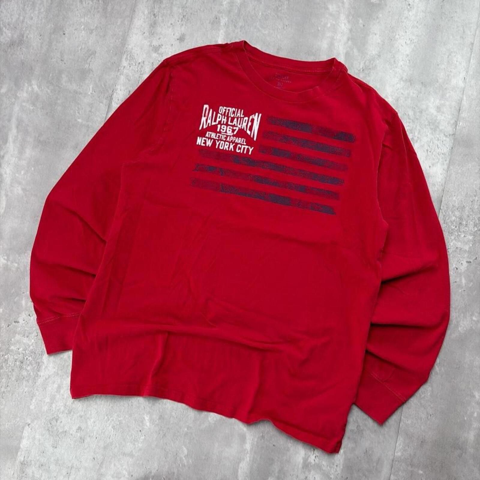 Polo Ralph Lauren Y2K Polo Ralph Lauren USA Flag Long Sleeve Shirt Size US M / EU 48-50 / 2 - 2 Thumbnail