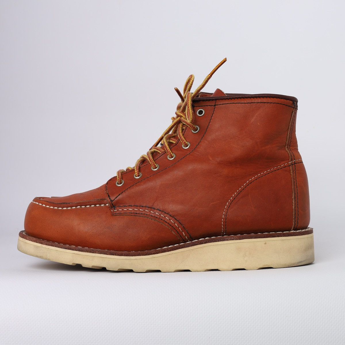 Red Wing Red Wing Leather Boots Made in USA Moc Shoes Size US 7 / IT 37 - 8 Thumbnail