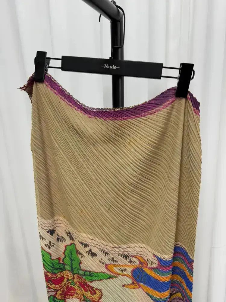 Issey Miyake Pleats Please Painting Scarf