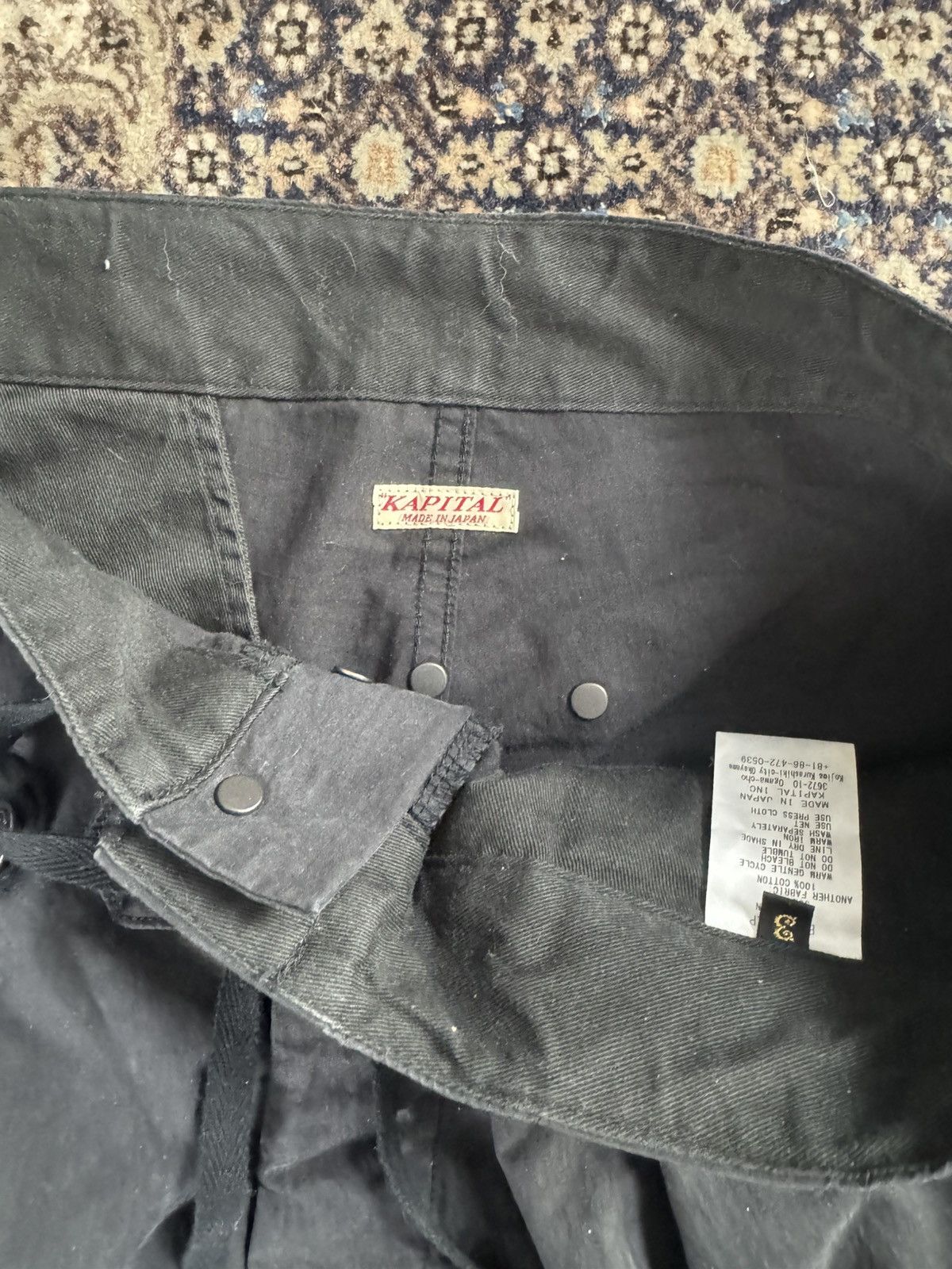 Kapital Kountry KAPITAL Ripstop Jumbo Cargo Pants Size US 33 - 5 Thumbnail