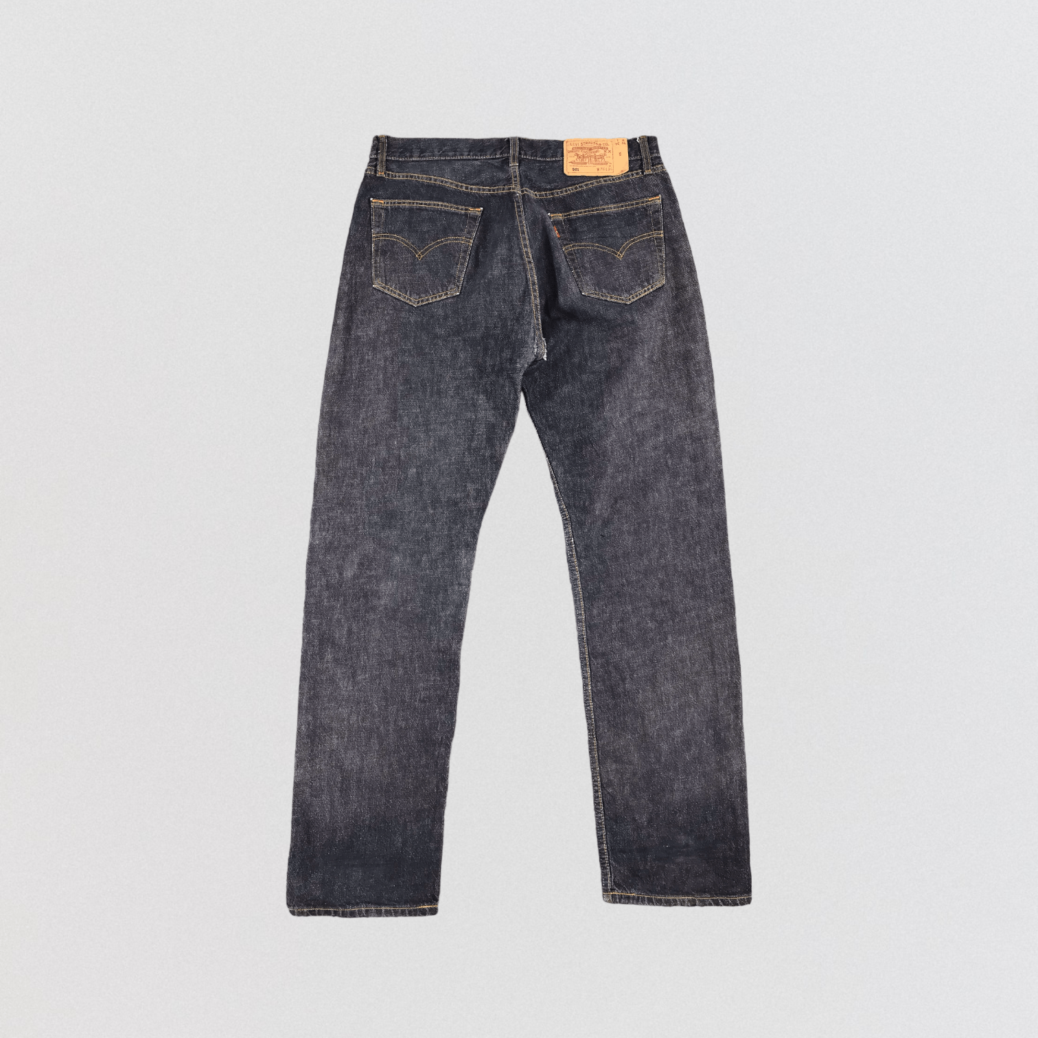 Levi's Vintage 90s Distress Levis 501 Jeans-JM1537 Size US 35 - 2 Thumbnail