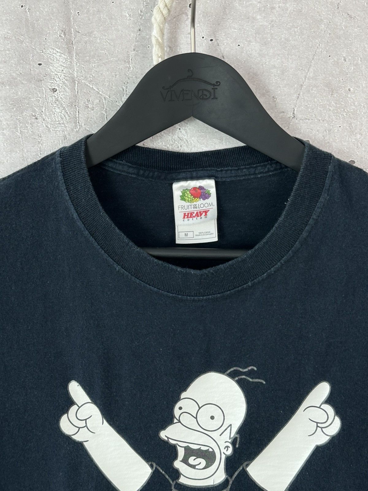 Vintage Vintage The Simpsons Printed Black Short Sleeve T-shirt Size US M / EU 48-50 / 2 - 4 Thumbnail