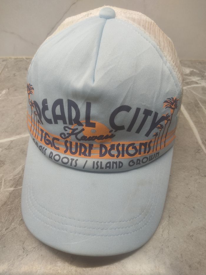Vintage Vintage Pearl City Hawaii Trucker Hat Cap Size ONE SIZE - 1 Thumbnail