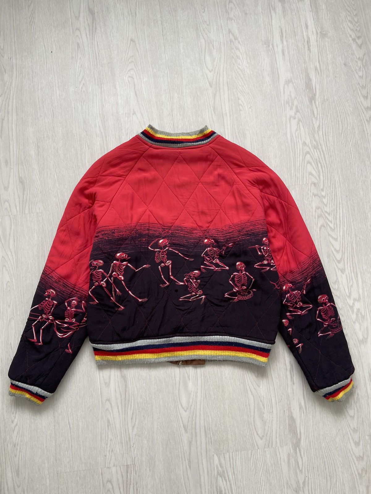 Evisu Vintage 2000’s Evisu Skeleton ‘Dow Luck’ Reversible Jacket Size US M / EU 48-50 / 2 - 7 Thumbnail