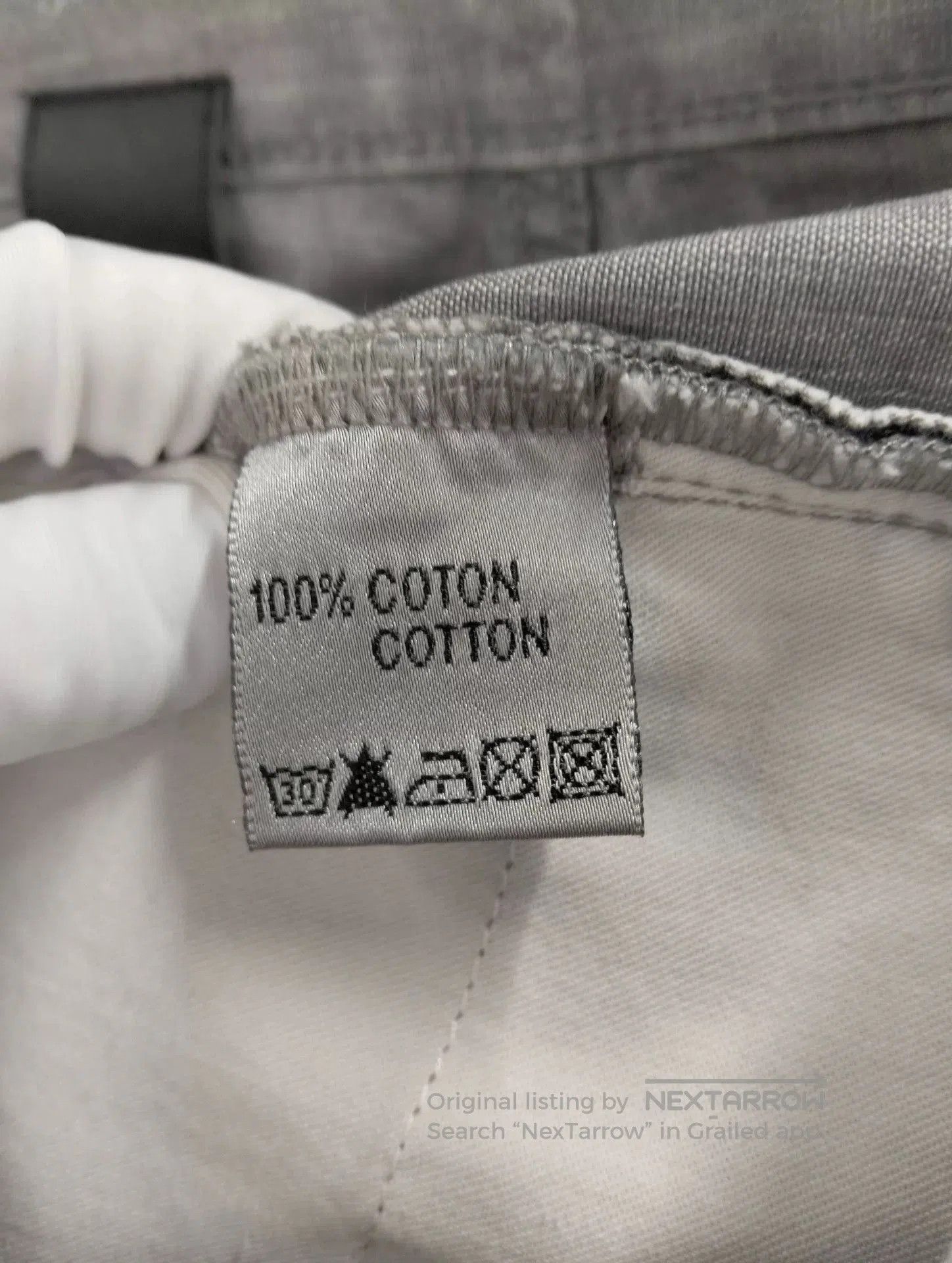 Dior Dior Gray Denim Pants Size 29. Size US 29 - 5 Thumbnail