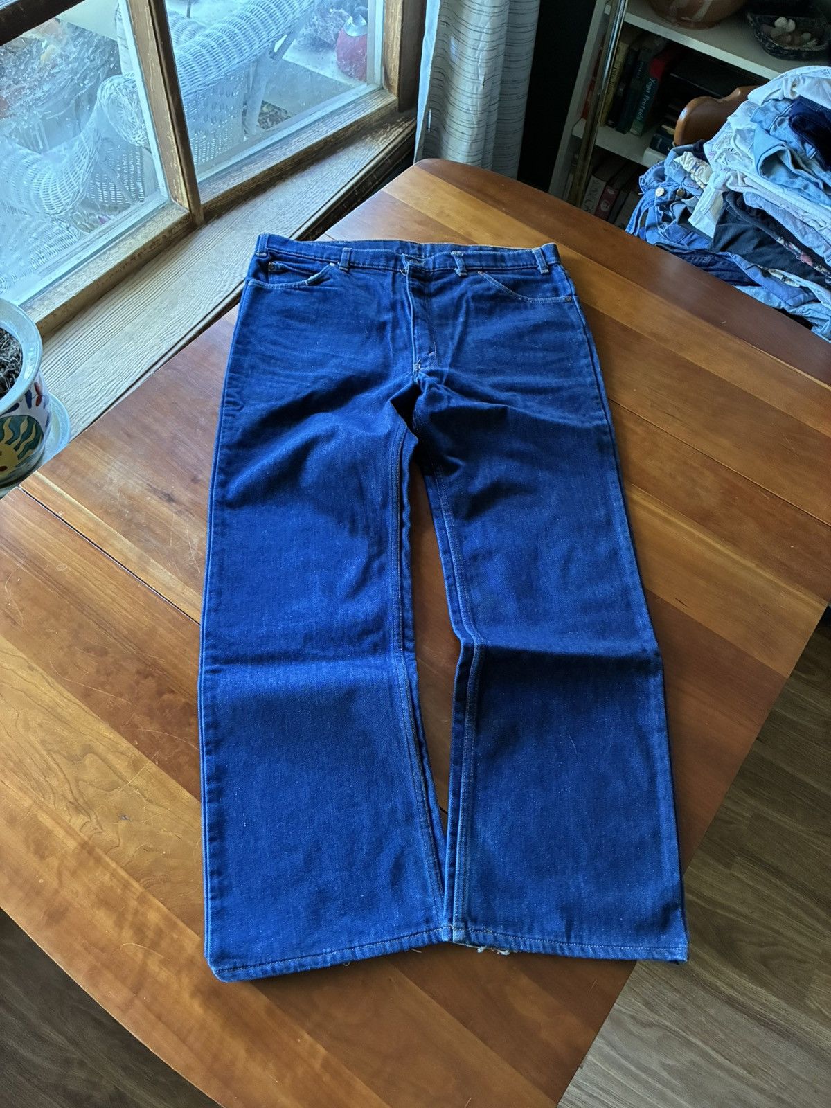 Levi's Vintage 1970’s Levis orange tab flannel lined bootcut jeans Size US 38 / EU 54 - 4 Thumbnail