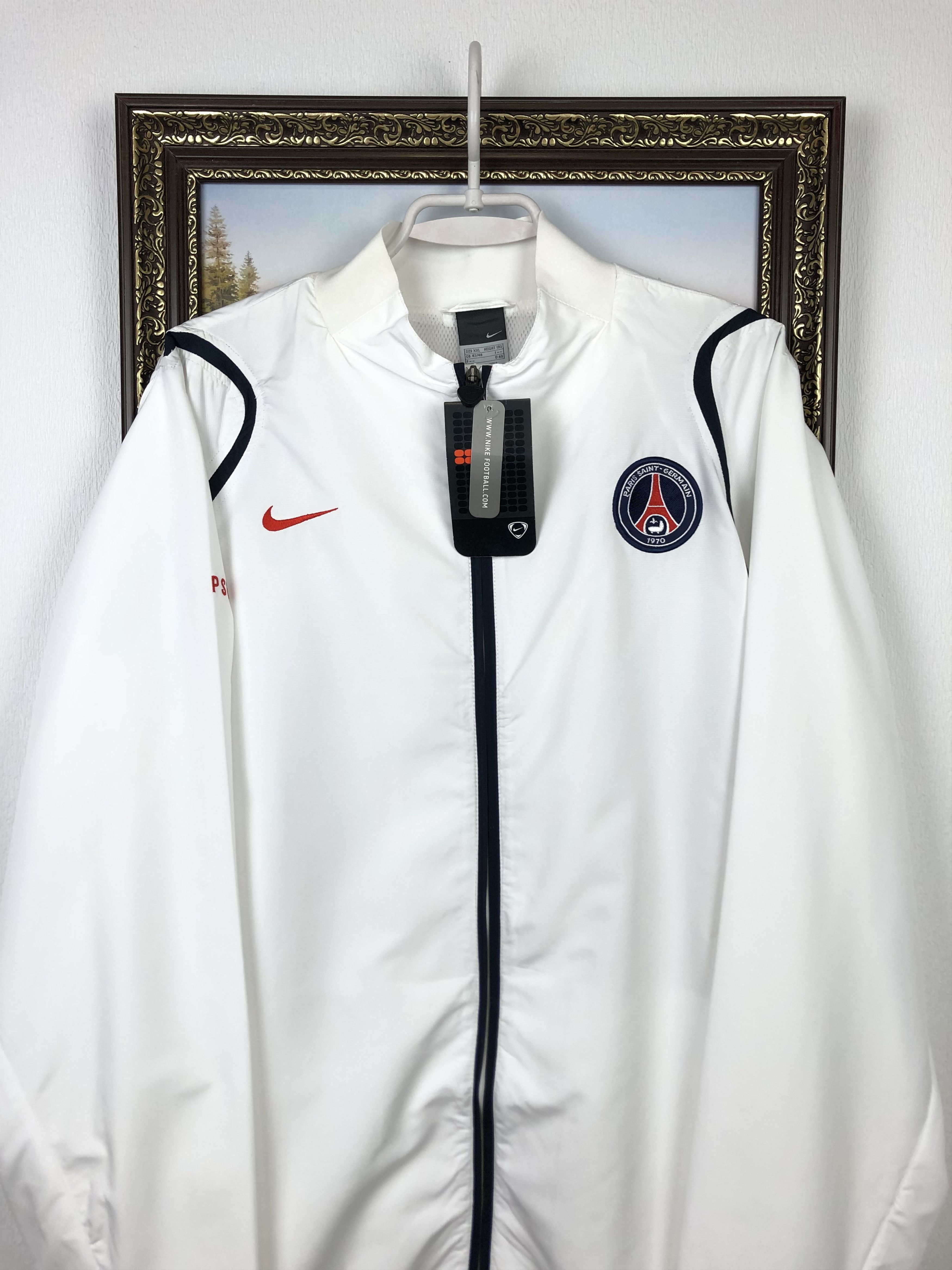 Vintage Nike Paris Saint-Germain PSG Football Jacket Soccer