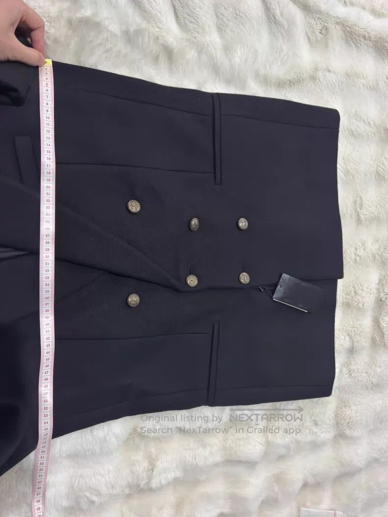 Saint Laurent Paris Saint Laurent Paris Black and Gold Cashmere Wool Blend Men Size US L / EU 52-54 / 3 - 7 Thumbnail