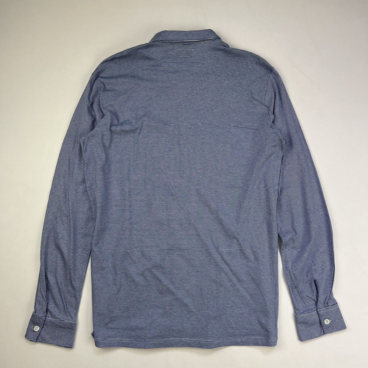 Designer × agnes b. Agnes B. Homme Paris blue white stripped shirt Size US M / EU 48-50 / 2 - 5 Thumbnail