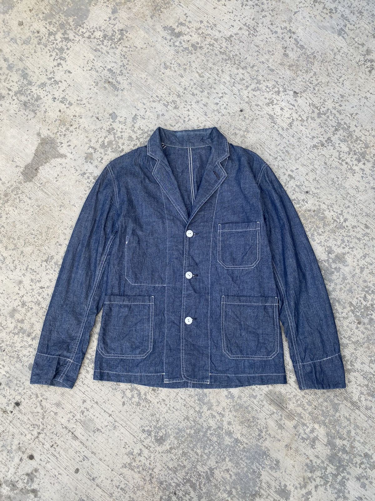 Beams Plus Beams chambray chore jacket Size S / US 4 / IT 40 - 1 Thumbnail