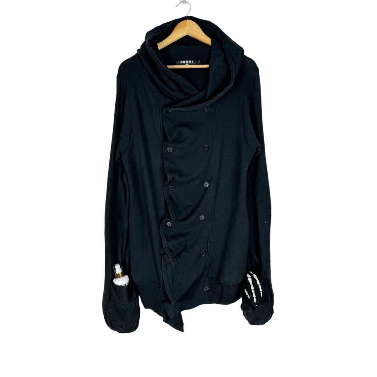 gomme ☀️GOMME HOMME ASYMMETRIC HOODIE SWEATER Size US M / EU 48-50 / 2 - 1 Thumbnail