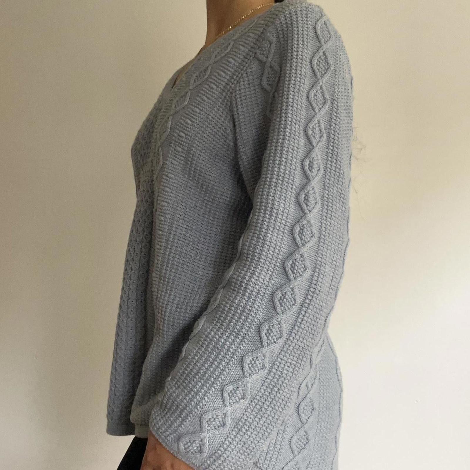 Other Light blue cable knit sweater #knitwear #cableknit Size XL / US 12-14 / IT 48-50 - 5 Thumbnail