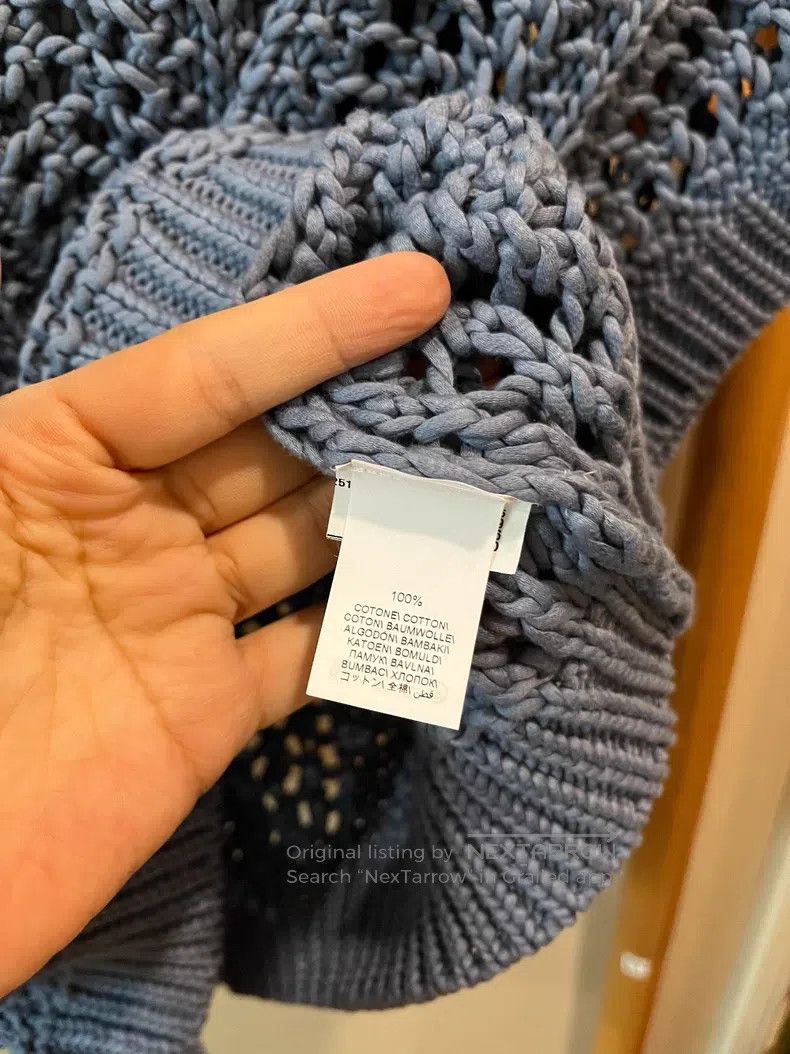 Brunello Cucinelli Brunello Cucinelli Knitted Openwork Top Size XS / US 0-2 / IT 36-38 - 7 Thumbnail