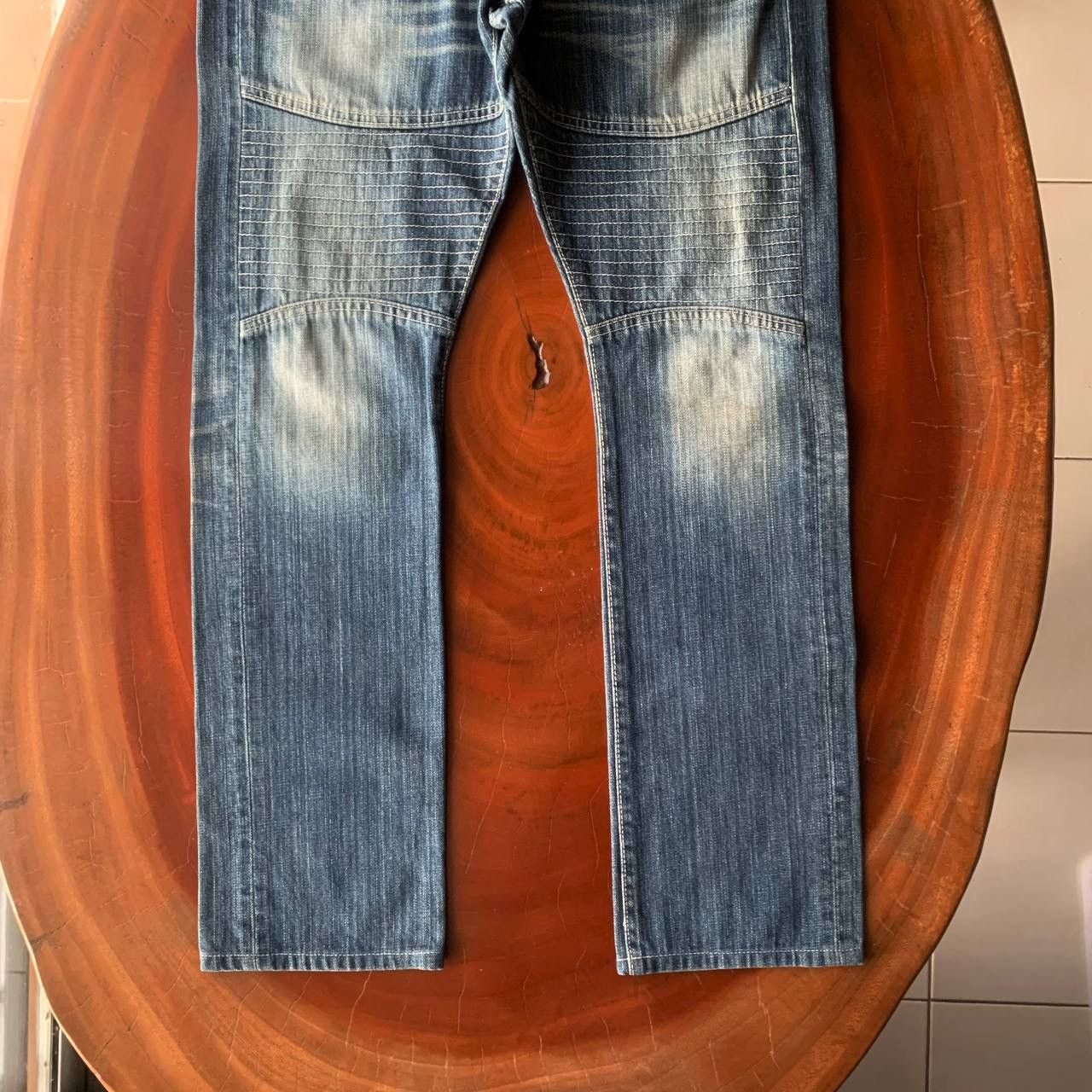 Vanquish Vanquish Bikers Zipper Multi Pocket Blue Jeans Pants Size US 33 - 5 Thumbnail