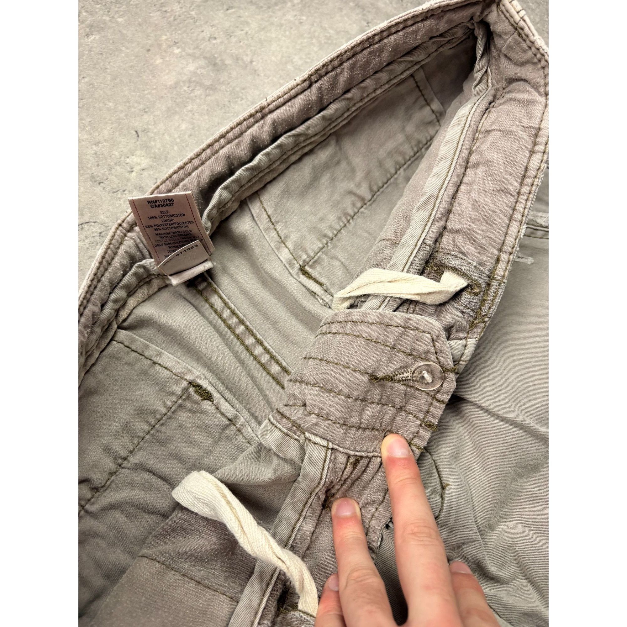 True Religion True Religion Khaki/Grey Straight Leg Trousers Size 34 stree Size US 38 / EU 54 - 7 Thumbnail
