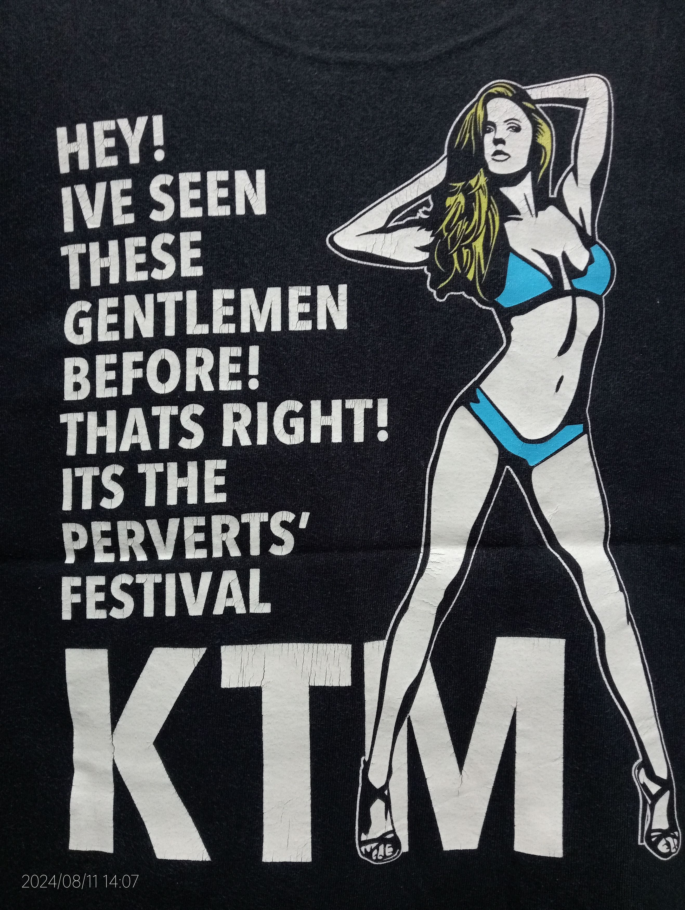 Japanese Brand KTM Perverts Festival Tee Very Rare Size US S / EU 44-46 / 1 - 2 Thumbnail