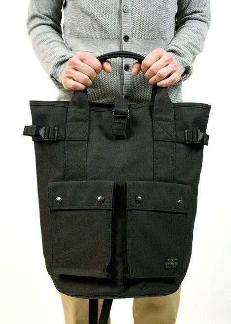 Head Porter × Japanese Brand × Porter Porter 2way Smoky Rucksack Backpack Tote Bag Size ONE SIZE - 2 Thumbnail