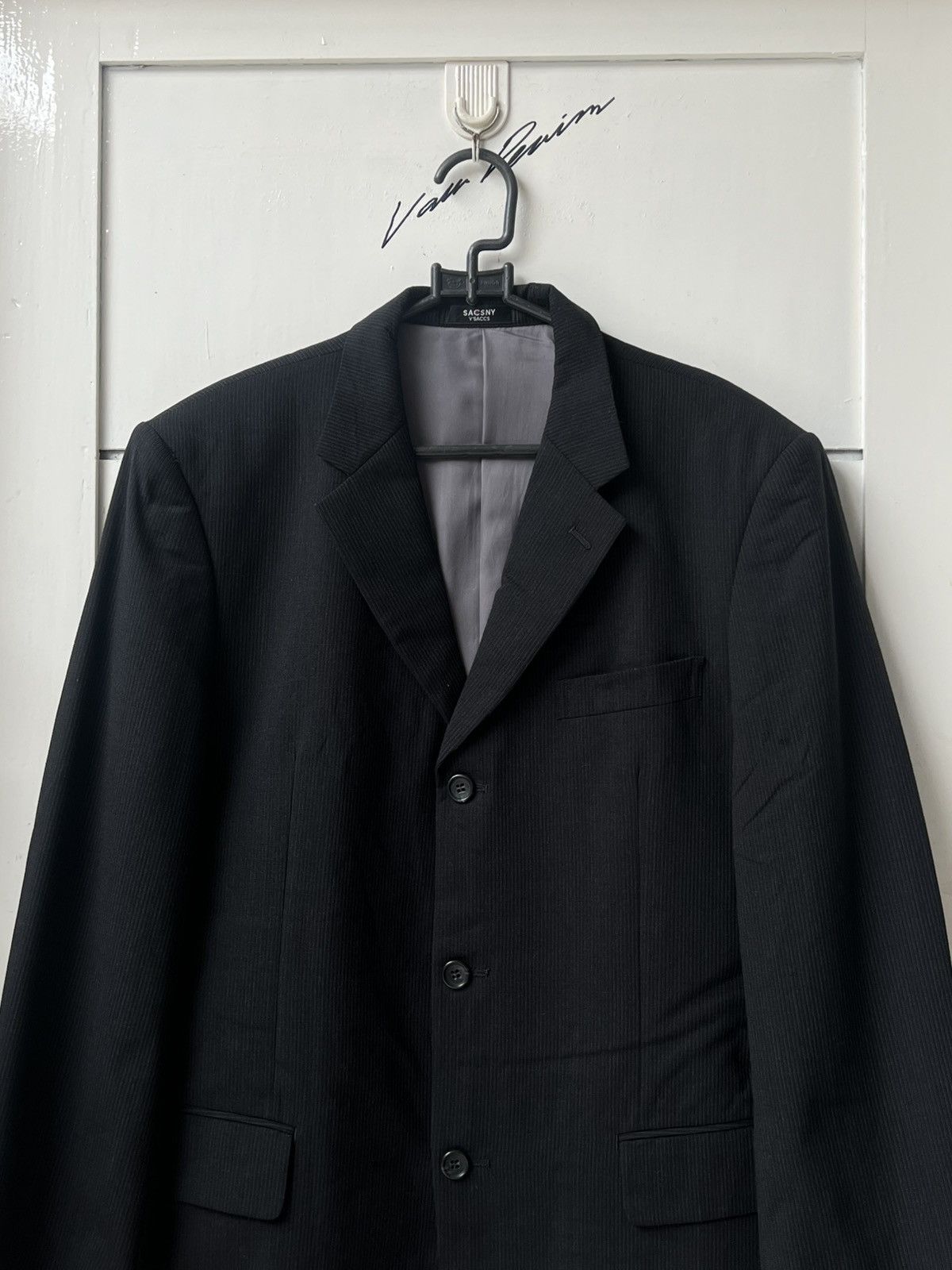 Yohji Yamamoto SACSNY Y’SACCS Yohji Yamamoto Striped Suit Size US S / EU 44-46 / 1 - 2 Thumbnail