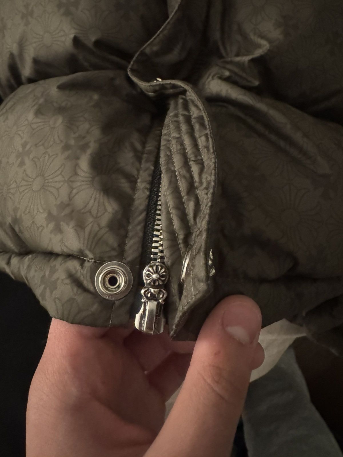 Chrome Hearts Chrome Hearts Monogram Puffer Jacket Olive Size US L / EU 52-54 / 3 - 14 Thumbnail