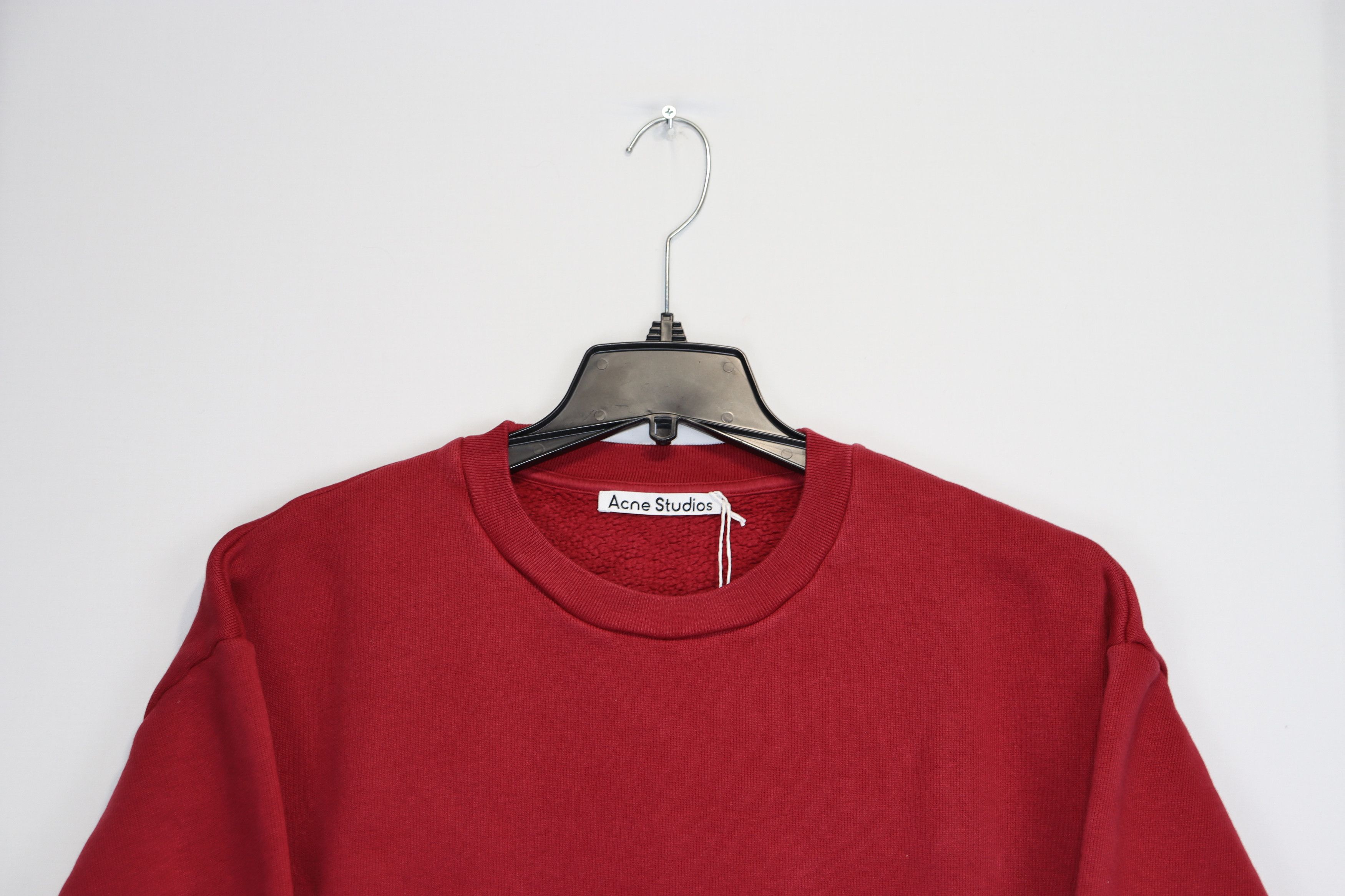 Acne Studios o1rshd1 FN-MN-Swea000241 Sweatshirt in Burgundy Size US M / EU 48-50 / 2 - 5 Thumbnail