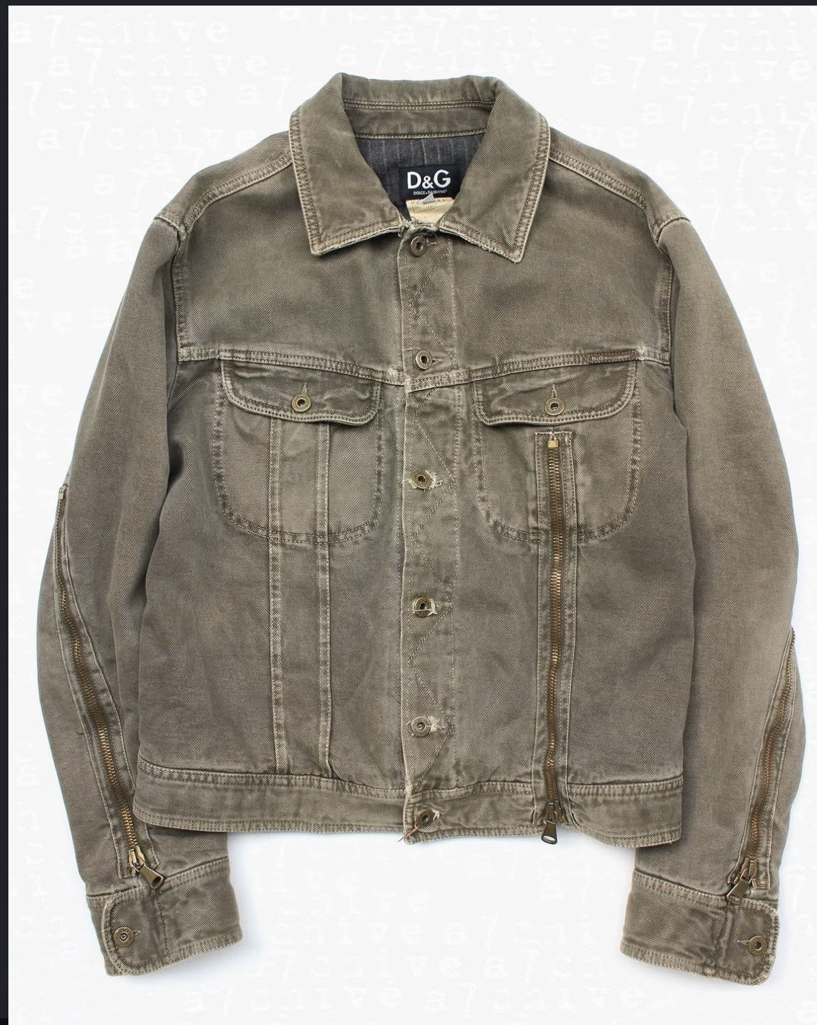 Dolce & Gabbana AW2003 Multi-Zip jacket Size US L / EU 52-54 / 3 - 1 Thumbnail