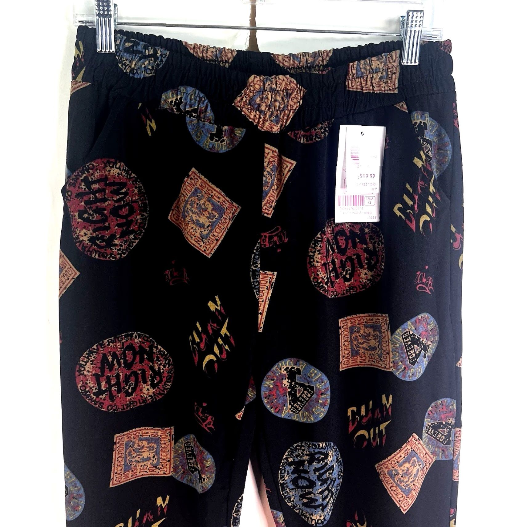 Vintage Extra Belleza Stretch Pants Womens Size M/L 30X29 Pocketed Pull-On Size 36" / US 14 / IT 50 - 2 Thumbnail