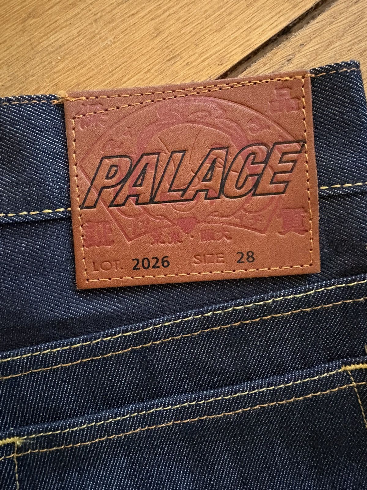 Evisu × Palace PALACE EVISU P90 BAGGY JEAN INDIGO Size US 28 / EU 44 - 2 Thumbnail