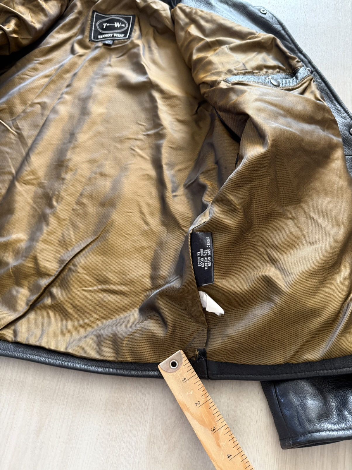 Tannery West Vintage Tannery West Button Front Leather Jacket Sz S Size S / US 4 / IT 40 - 11 Thumbnail