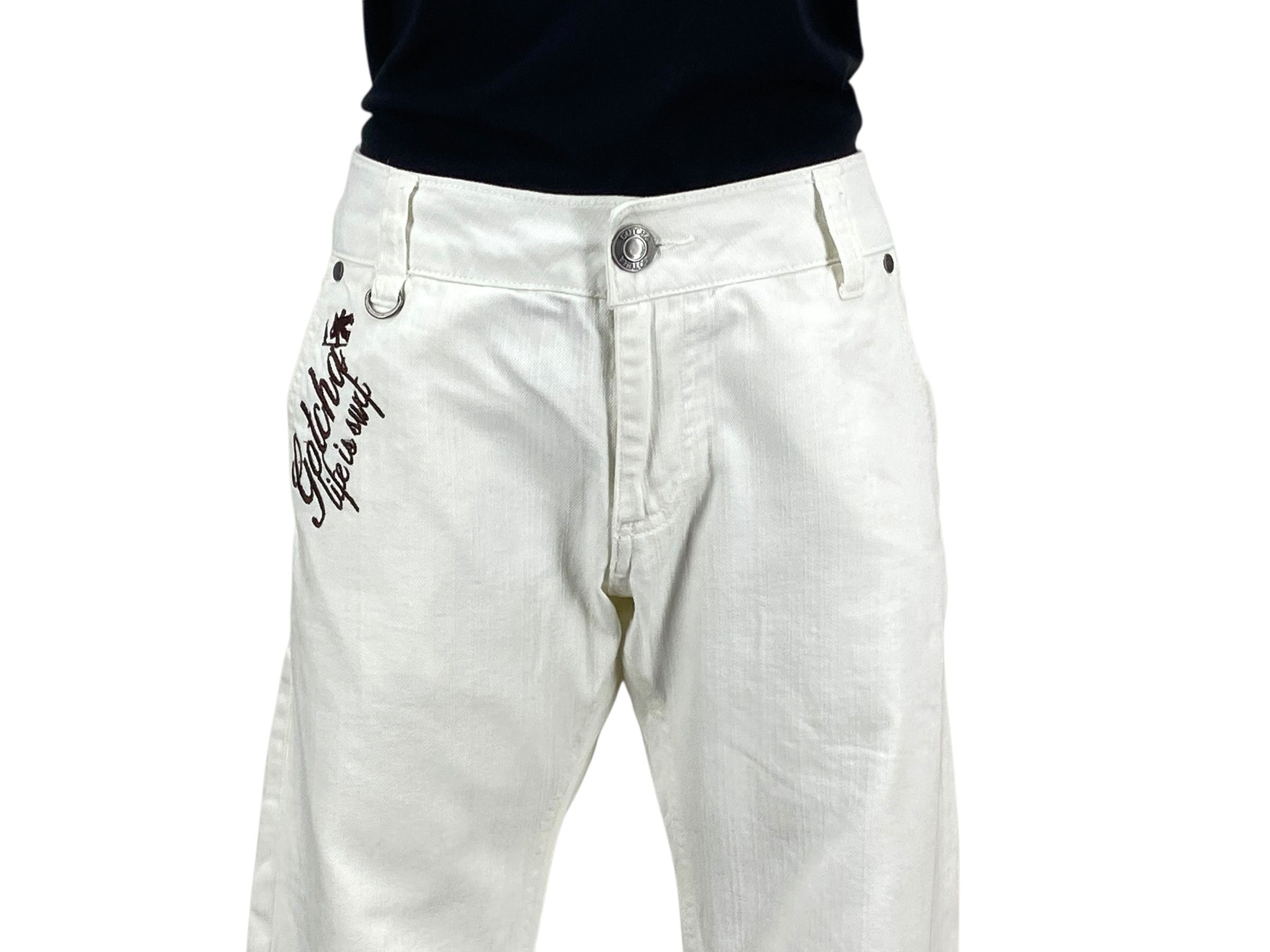 Japanese Brand Gotcha Surf Pants Embroided Mens Pants Size US 30 / EU 46 - 3 Thumbnail
