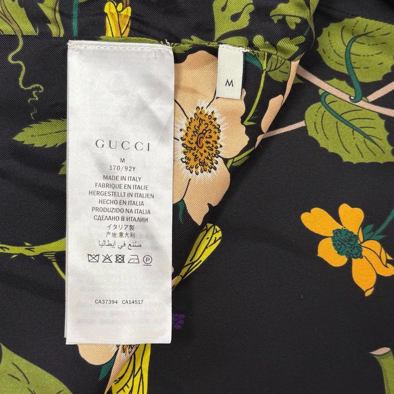 Gucci Gucci Silk flower gold thread old flower full print wool c Size M / US 6-8 / IT 42-44 - 5 Thumbnail