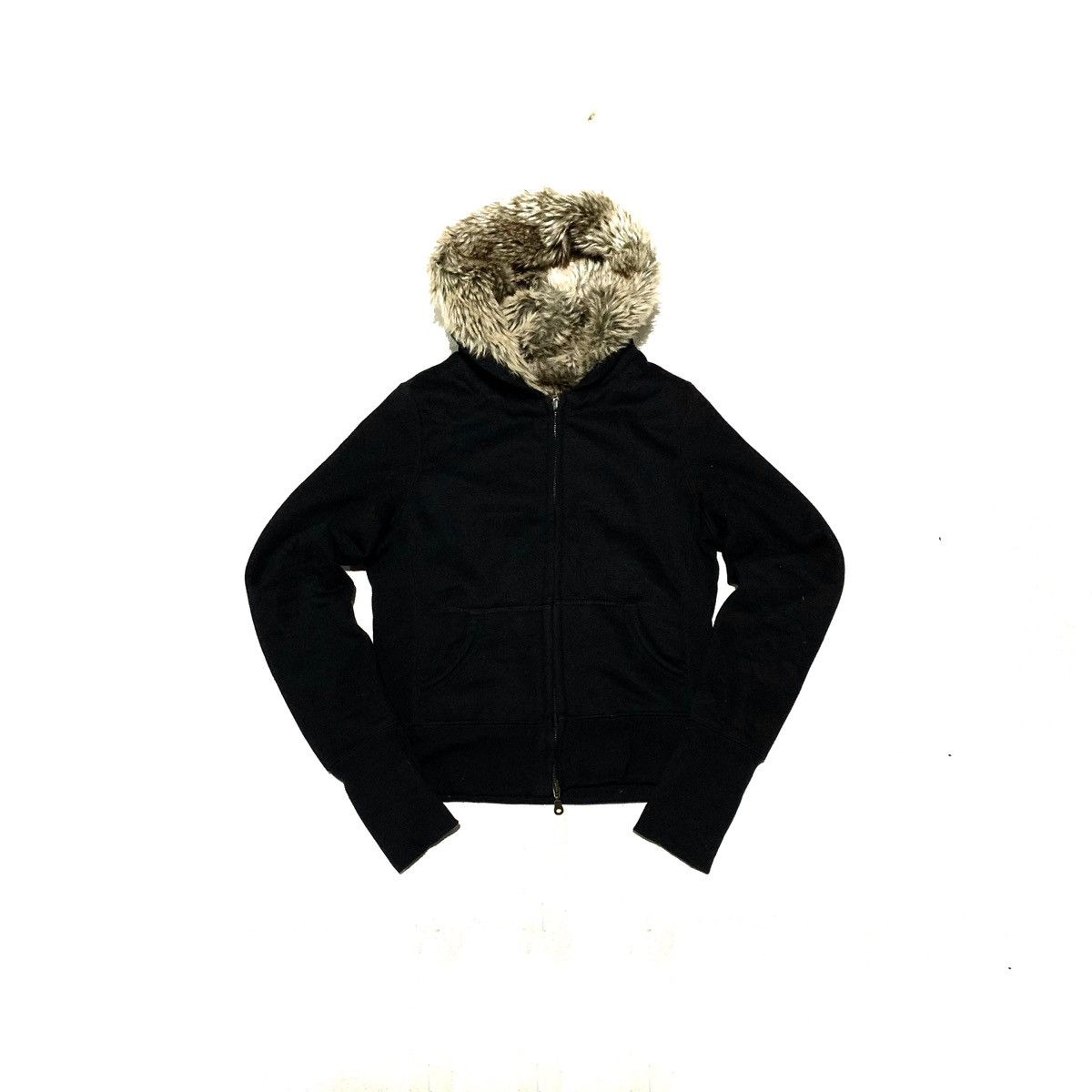 Japanese Brand 💸BINDINGOVER💸Japenese Faux fur hoodie Size S / US 4 / IT 40 - 1 Thumbnail