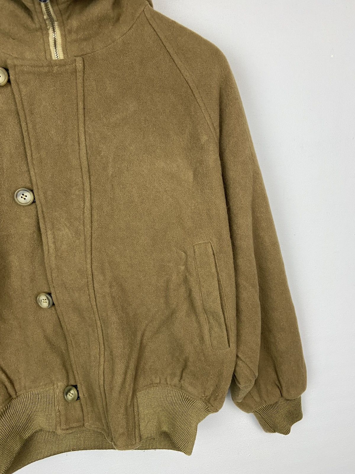 Japanese Brand VINTAGE ALFIE WOOLEN BOMBER MINK FUR Size US L / EU 52-54 / 3 - 3 Thumbnail