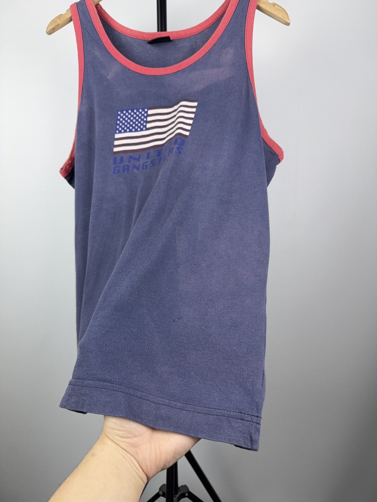Band Tees × Vintage Vintage 90s United Gangsters Y2k sk8 faded Tank Top Size US L / EU 52-54 / 3 - 3 Thumbnail