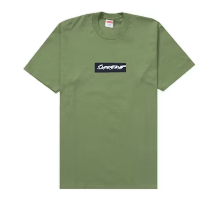 Supreme Futura Box Logo Tee Moss Size L