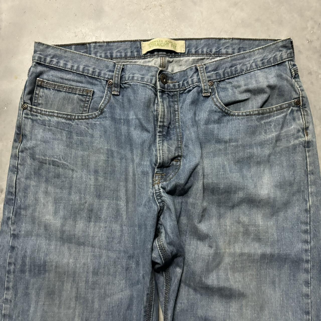 Japanese Brand × Vintage Crazy Vintage Y2K/2000s Grunge Medium Wash Essential Denim Jeans! Size US 36 / EU 52 - 5 Thumbnail