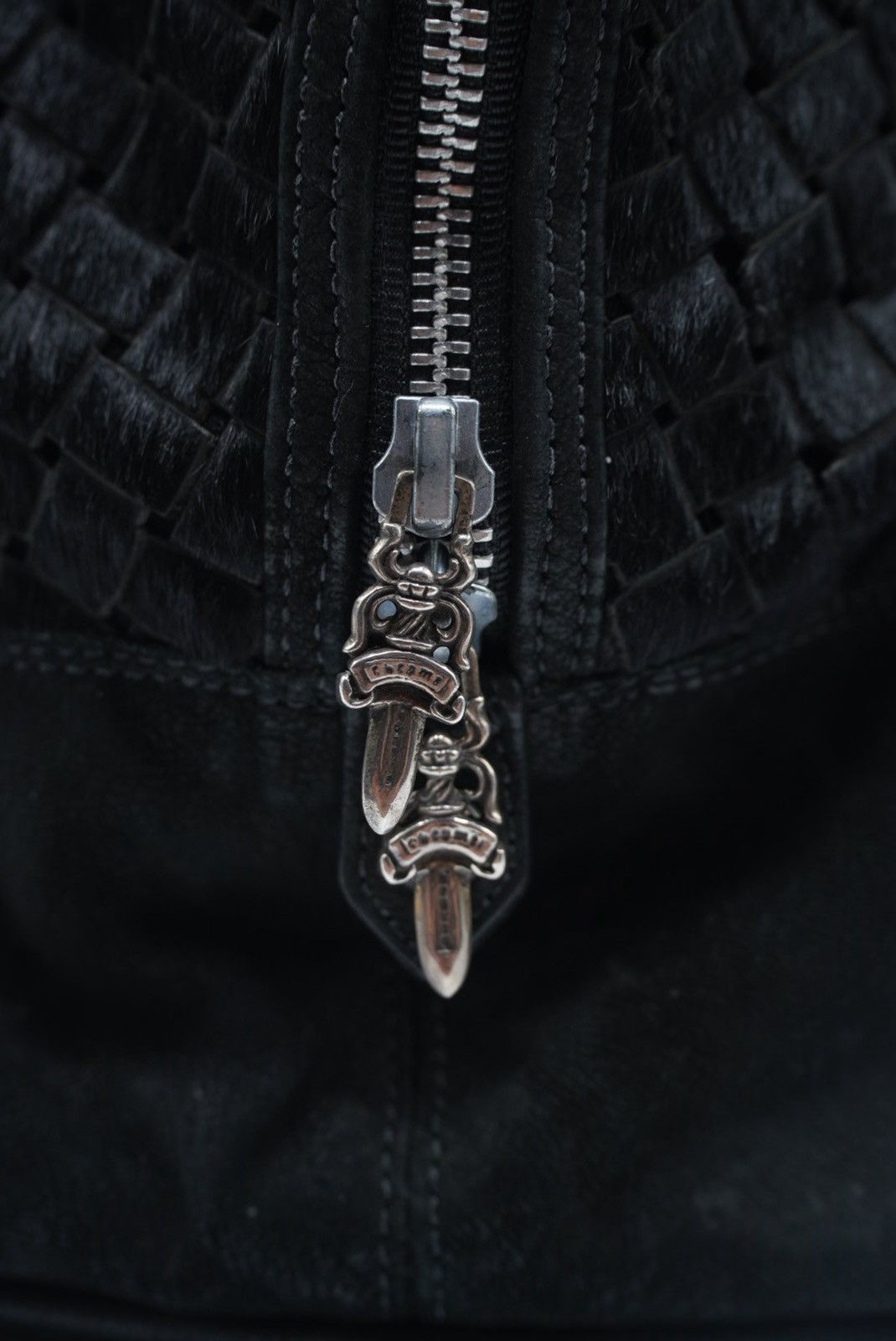Chrome Hearts Chrome Hearts 90s Ponyhair Dagger Embelished Woven Handbag Size ONE SIZE - 7 Thumbnail