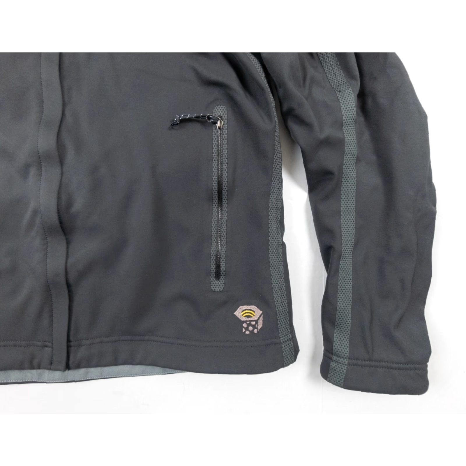 Mountain Hardwear Mountain Hardwear Jacket Women's 10 Gray Conduit Softshell Full Zip Outdoors Size L / US 10 / IT 46 - 3 Thumbnail