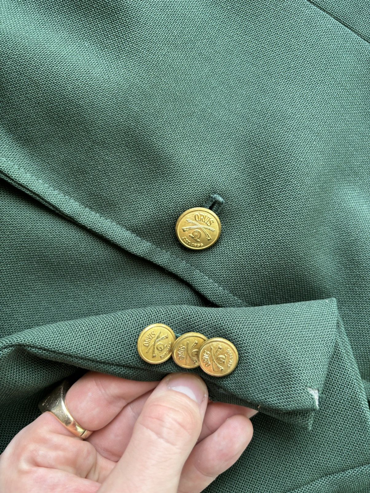 Orvis × Vintage 1990s Vintage Orvis Sports Coat Vintage Rowing Blazer 38s US Size 38S - 8 Thumbnail