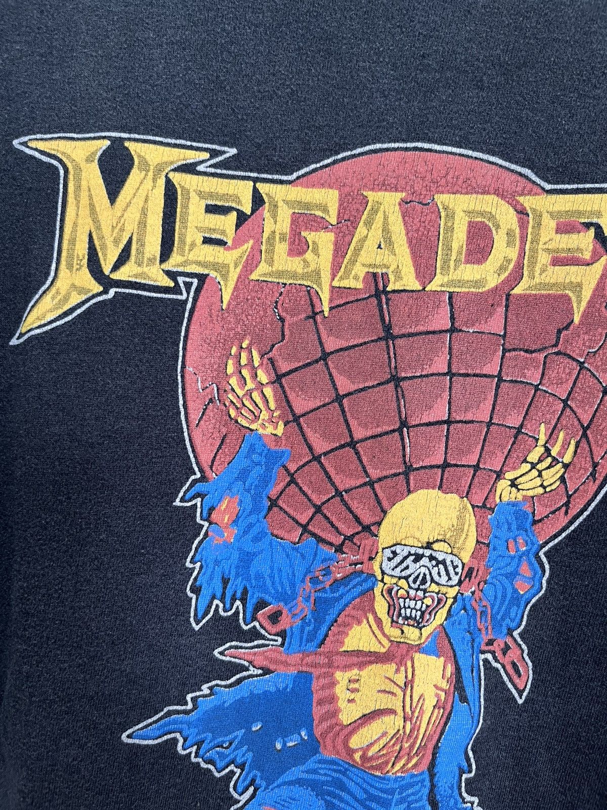 Band Tees Vintage Rare Megadeth Rust in peace 1990s Size US XL / EU 56 / 4 - 4 Thumbnail