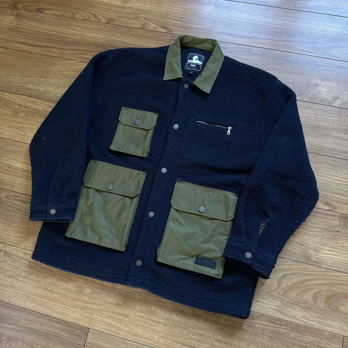 Edwin × Japanese Brand Edwin japanese outdoor overshirt jacket Size US XL / EU 56 / 4 - 3 Thumbnail