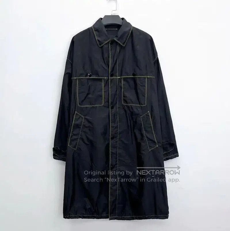 Prada Prada M Black Nylon Long Jacket for Men. Size US M / EU 48-50 / 2 - 1 Thumbnail