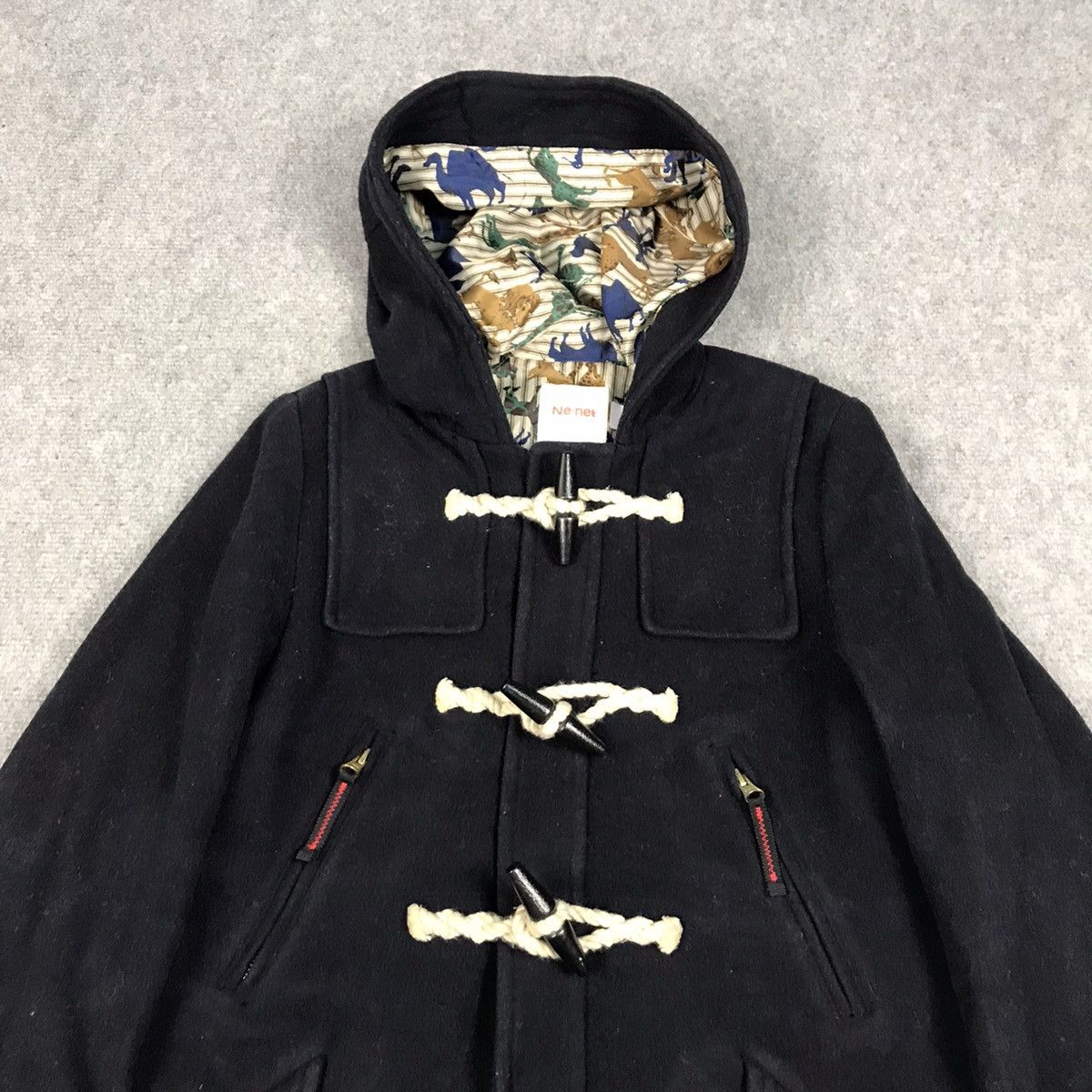Issey Miyake × Ne-Net NE-NET ISSEY MIYAKE WOOL HOODIE JACKET Size M / US 6-8 / IT 42-44 - 2 Thumbnail