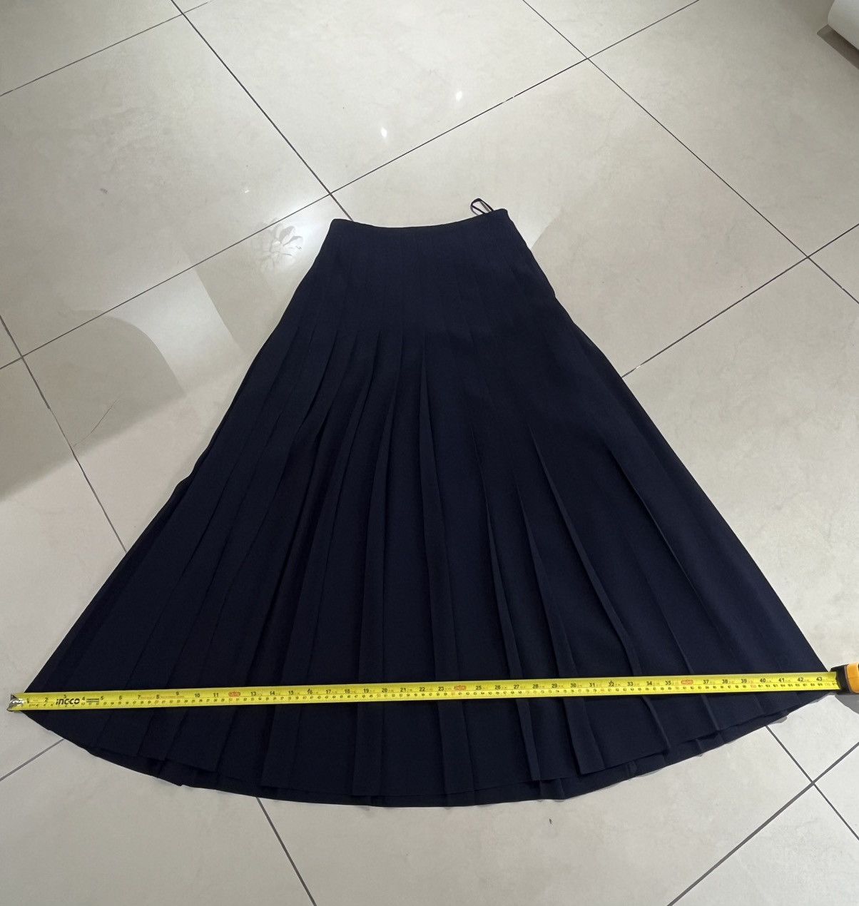 Undercover Undercover Pleated Navy Skirt Size 26" / US 2 / IT 38 - 16 Thumbnail