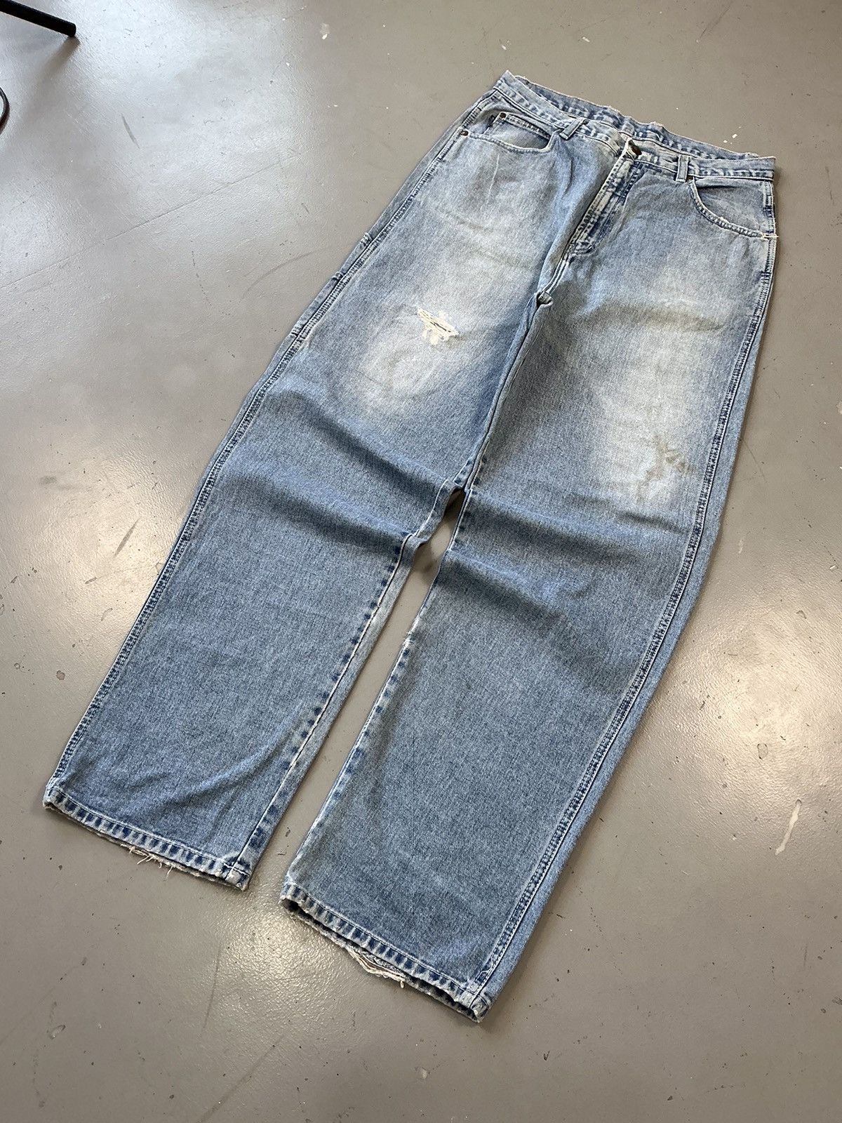 Dickies × Vintage Vintage dickies SpellOut embroidered denim Size US 34 / EU 50 - 3 Thumbnail